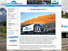 Tablet Screenshot of drivermatch.com